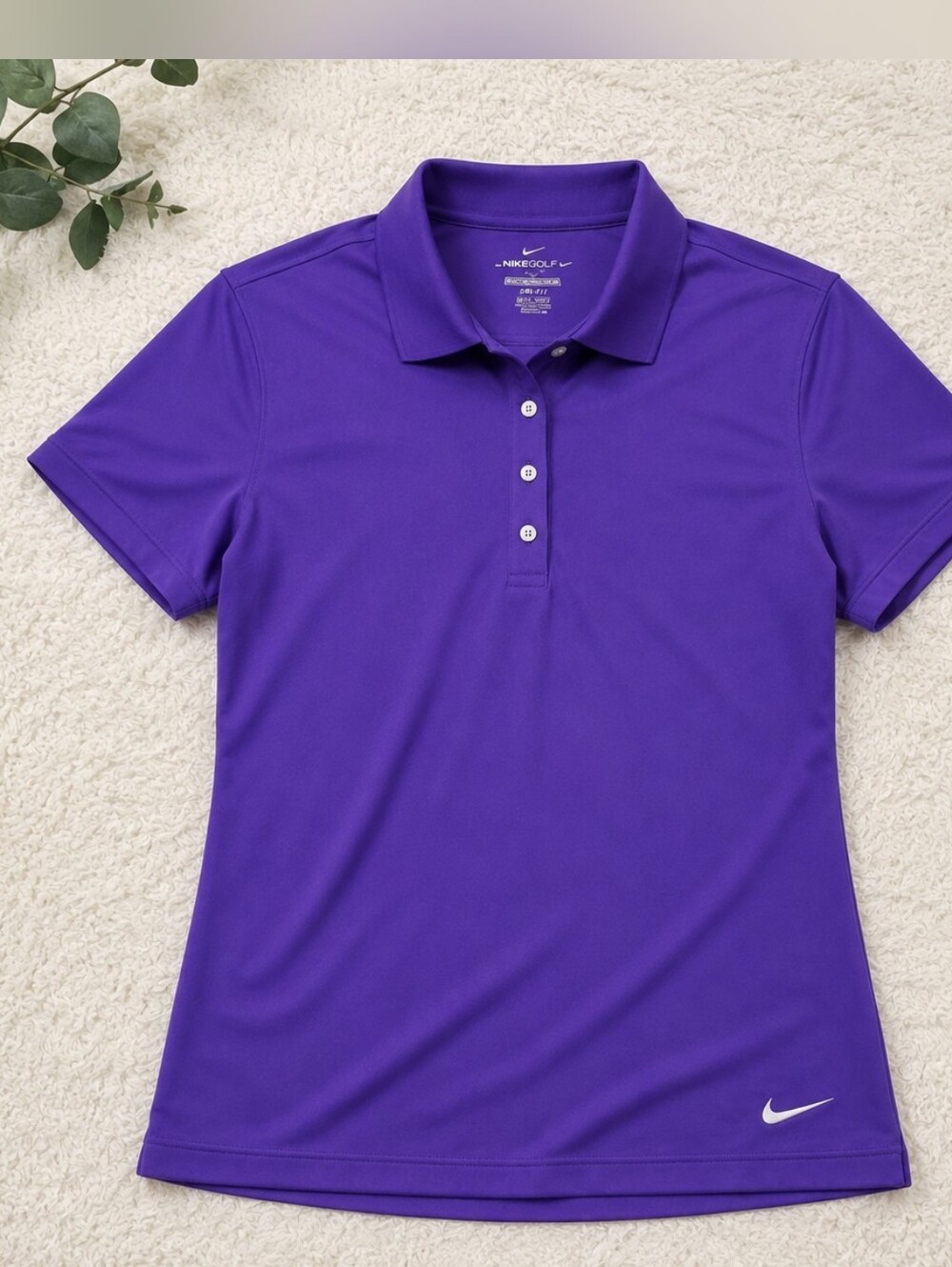 NWT Nike Golf Dri-FIT Women’s Small Purple Performance Polo Shirt